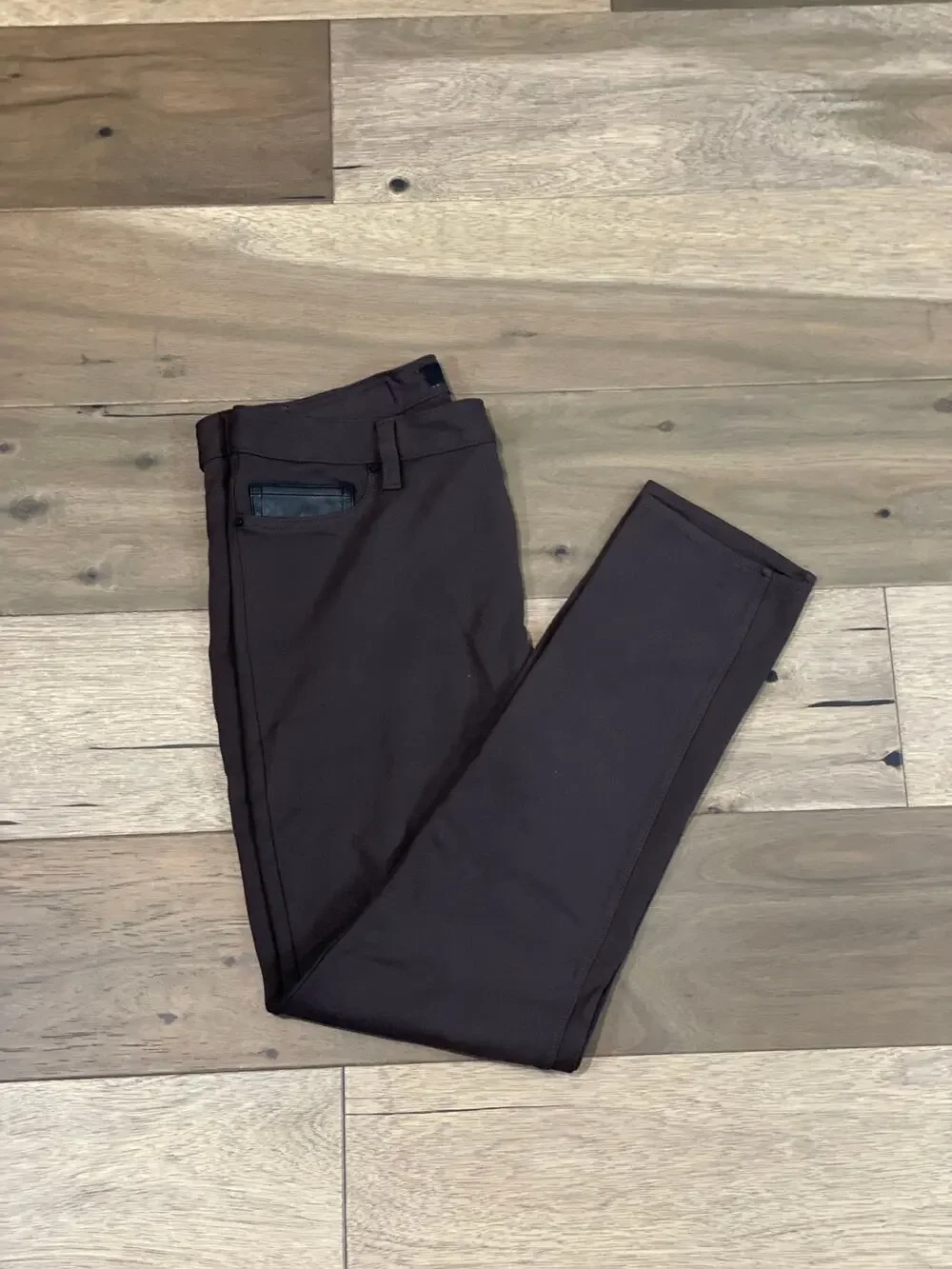 Calvin Klein Jeans Soft Stretch Brown Ankle Pants Size 10 Casual Basic Career